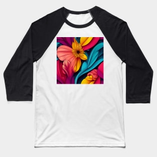 Beautiful Floral pattern, model 15 Baseball T-Shirt